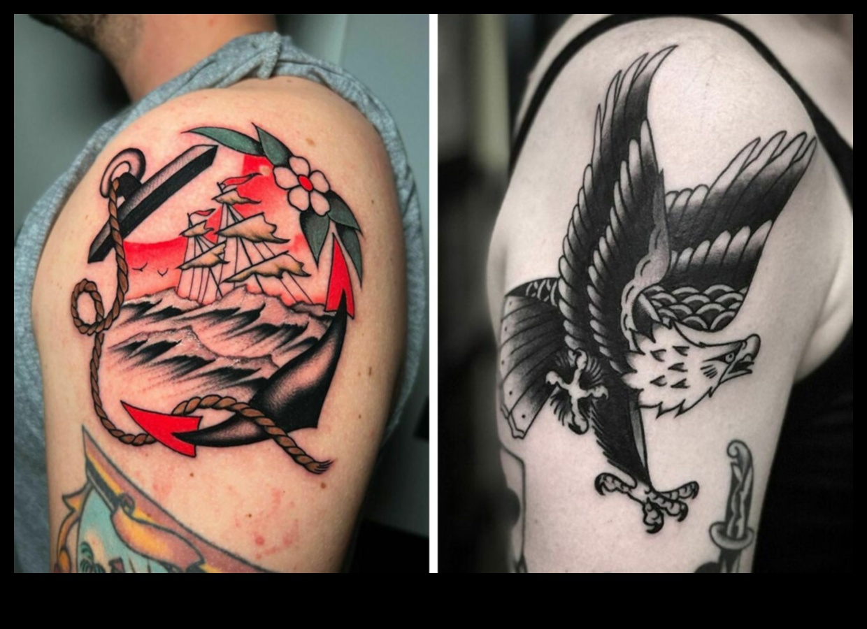 Ikonas ar tinti: mūžīga tradicionālo tetovējumu simbolika