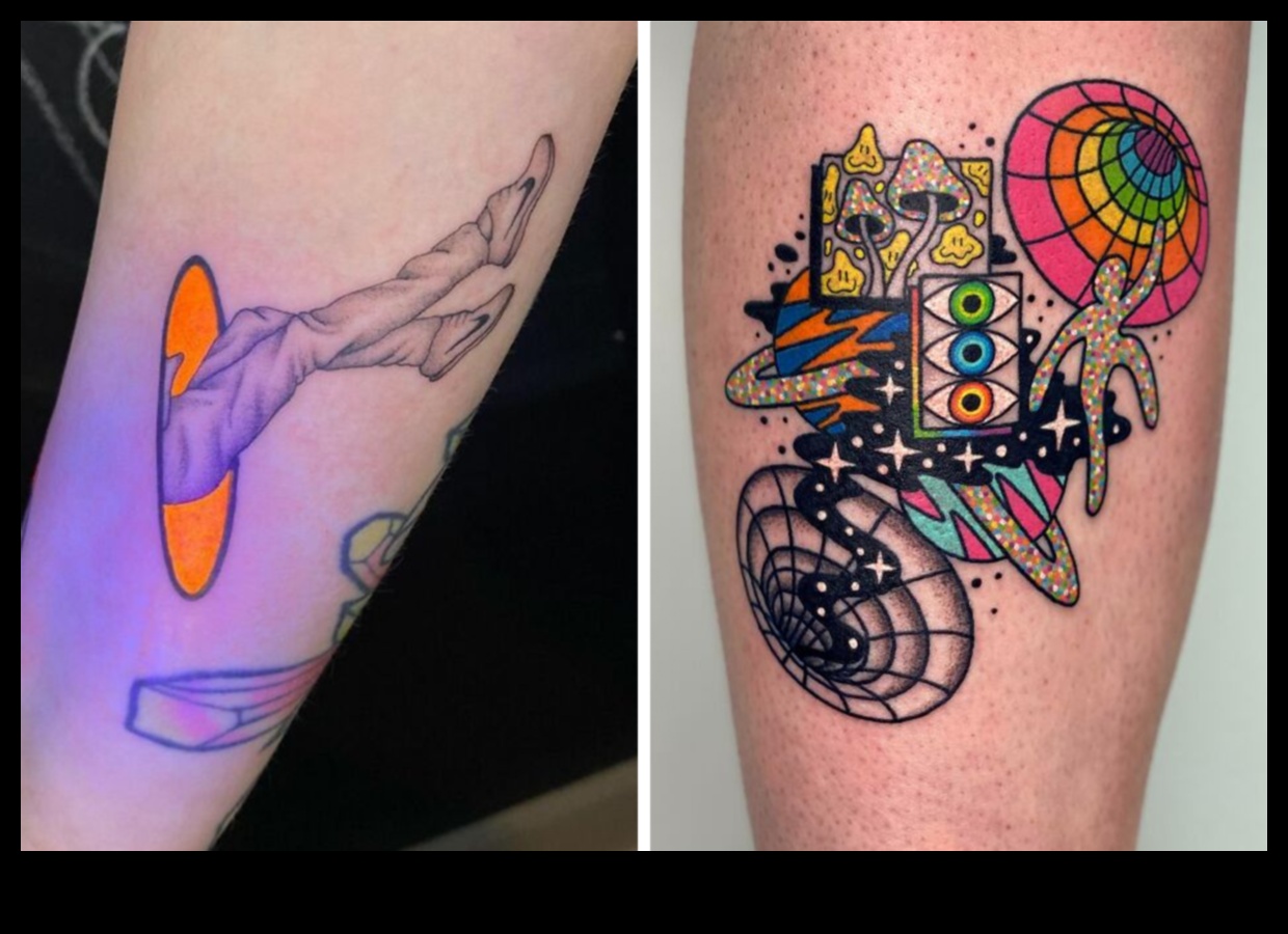 Tintes mozaīkas: apvienojiet intriģējošas tetovējumu dizaina idejas