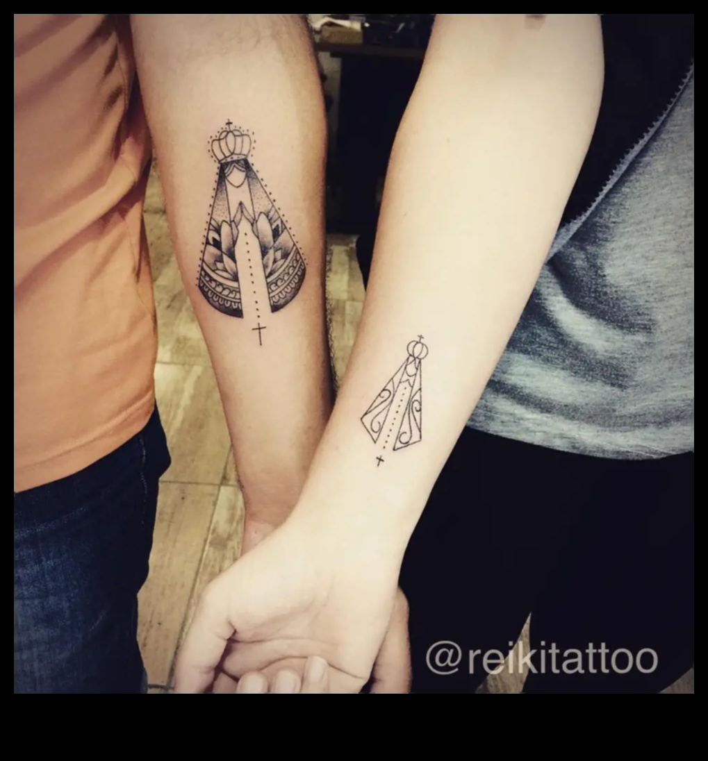 Dvīņu liesmas: pāra tetovējumi, kas aizdedzina kaislīgas saites