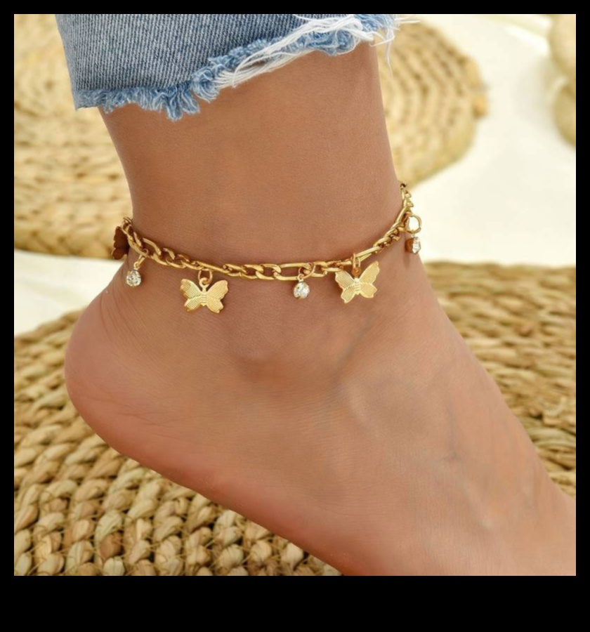 Spožas saites: savienojiet savu stilu ar potīšu piekariņu mirdzumu