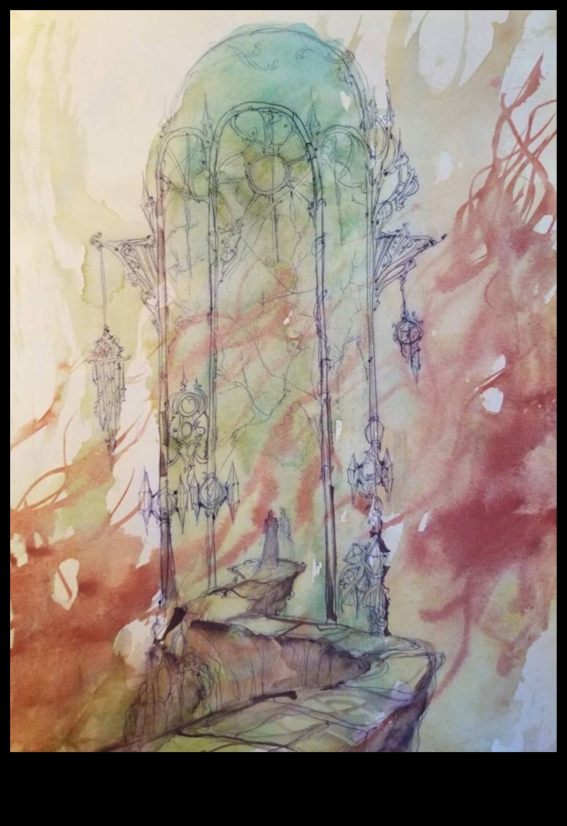 Ēteriski triepieni: izbaudiet akvareļu tintes burvību