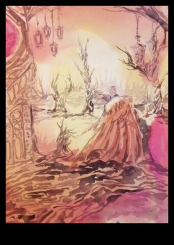 Ēteriskie triepieni Izbaudiet akvareļu tintes burvību