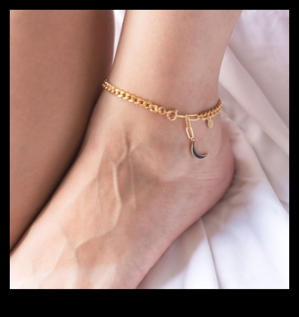 Spožas saites: savienojiet savu stilu ar potīšu piekariņu mirdzumu