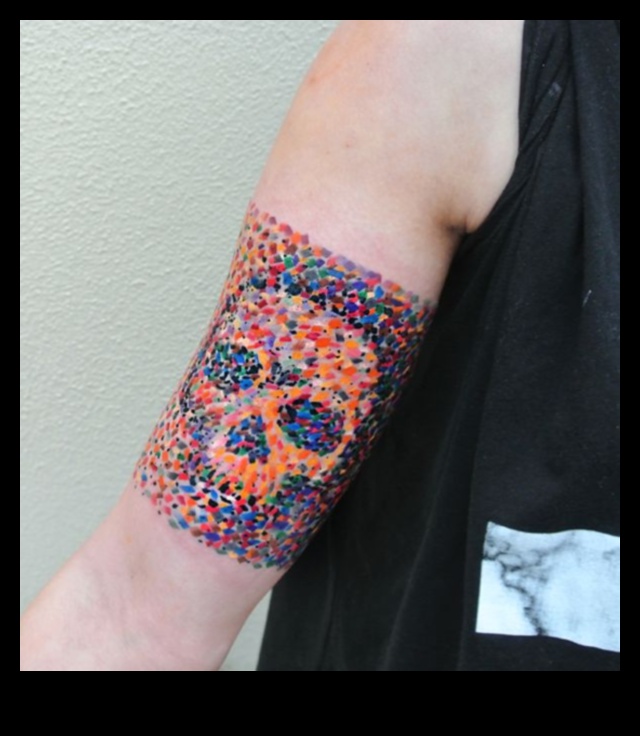 Tintes mozaīkas: apvienojiet intriģējošas tetovējumu dizaina idejas