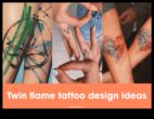 Twin Flames ir labi piemērots jūsu dvēseles biedram, parādīts izmantojot tetovējumiem