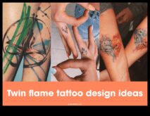 Twin Flames ir labi piemērots jūsu dvēseles biedram, parādīts izmantojot tetovējumiem